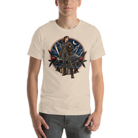Vintage aviation pin-up T-shirt Edition 04, Soft Cream front product mockup