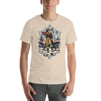 Vintage aviation pin-up T-shirt Edition 05, Soft Cream front product mockup