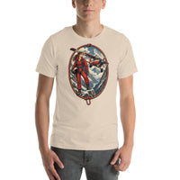 Vintage aviation pin-up T-shirt Edition 07, Soft Cream front product mockup