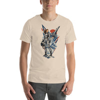 Vintage aviation pin-up T-shirt Edition 15, Soft Cream front product mockup