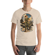 Vintage aviation pin-up T-shirt Edition 16, Soft Cream front product mockup
