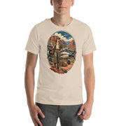 Vintage aviation pin-up T-shirt Edition 18, Soft Cream front product mockup