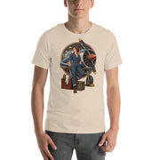 Vintage aviation pin-up T-shirt Edition 17, Soft Cream front product mockup