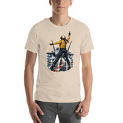 Vintage aviation pin-up T-shirt Edition 24, Soft Cream front product mockup