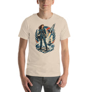 Vintage aviation pin-up T-shirt Edition 25, Soft Cream front product mockup