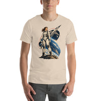 Vintage aviation pin-up T-shirt Edition 41, Soft Cream front product mockup
