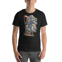 Vintage aviation pin-up T-shirt Edition 32, Vintage Black front product mockup