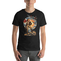 Vintage aviation pin-up T-shirt Edition 35, Vintage Black front product mockup