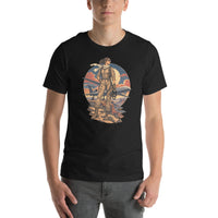 Vintage aviation pin-up T-shirt Edition 40, Vintage Black front product mockup