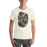 Vintage aviation pin-up T-shirt Edition 12, Vintage White front product mockup