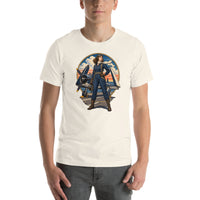Vintage aviation pin-up T-shirt Edition 11, Vintage White front product mockup