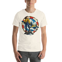 Vintage aviation pin-up T-shirt Edition 14, Vintage White front product mockup