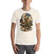 Vintage aviation pin-up T-shirt Edition 16, Vintage White front product mockup