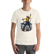 Vintage aviation pin-up T-shirt Edition 24, Vintage White front product mockup