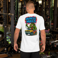 Monster Rods 006 t-shirt in white, back view