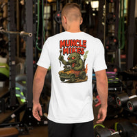 Monster Rods 007 t-shirt in white, back view
