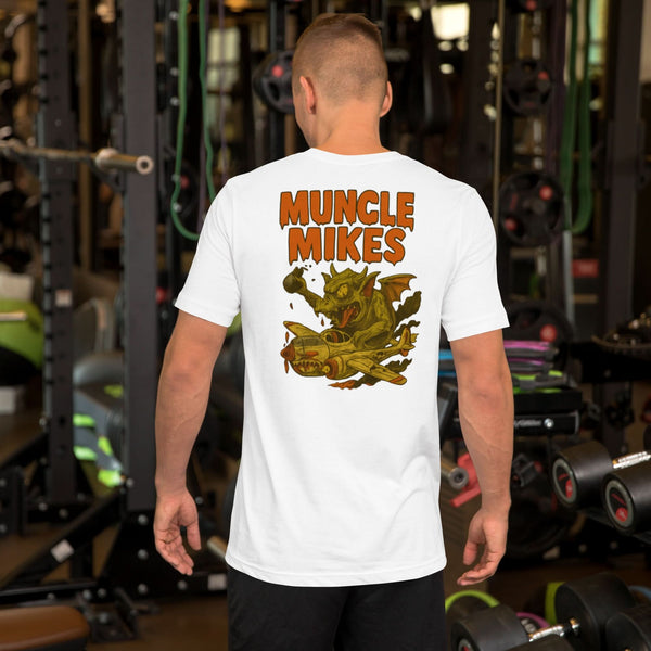 Planes and Monsters 002 t-shirt in white, back view