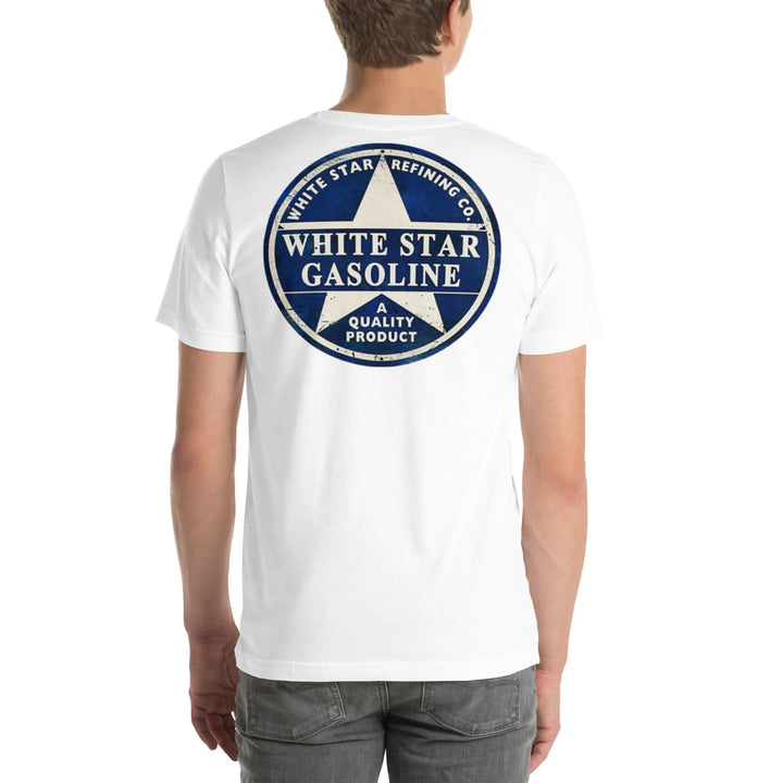 Muncle Mikes Hot Rod and Rat Rod Shirt - Vintage Gas and Oil Shirt - White Star Gasoline
