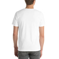 Rev Match Rita hot-rod T-shirt, White back mockup