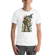 Vintage aviation pin-up T-shirt Edition 03, White front product mockup