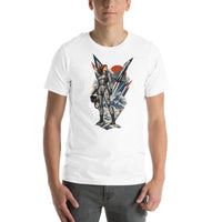 Vintage aviation pin-up T-shirt Edition 15, White front product mockup
