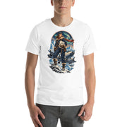Vintage aviation pin-up T-shirt Edition 19, White front product mockup