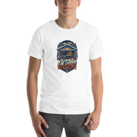 Off-Season Improvement Committee garage T-shirt, White front mockup