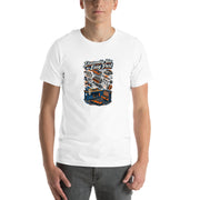 Disassembly Is the Easy Part mechanic T-shirt, White front mockup