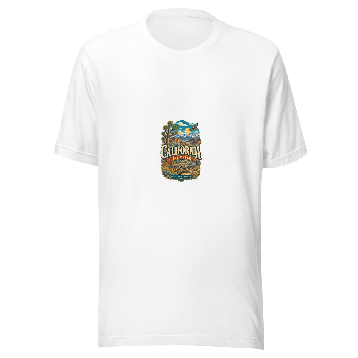 California High Desert Unisex T-Shirt product mockup 5
