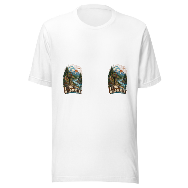 Find Wild Water Fishing Unisex T-Shirt product mockup 5