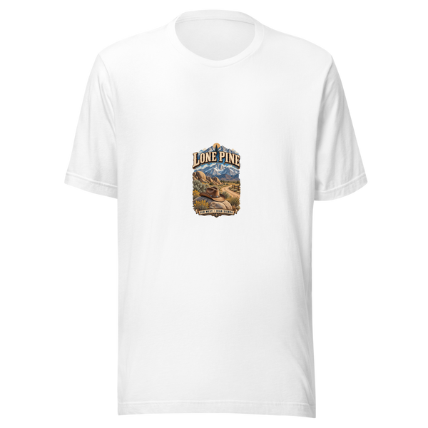 Lone Pine Old West Unisex T-Shirt product mockup 5