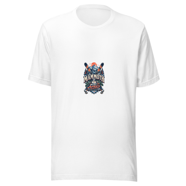 Mammoth Lakes Après Ski Unisex T-Shirt product mockup 5