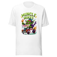 Muncle Mikes Hot Rod and Rat Rod Shirt Mayhem! Monster Rods! (030) Unisex T-Shirt product mockup 5