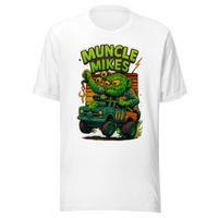Muncle Mikes Hot Rod and Rat Rod Shirt Mayhem! Monster Rods! (035) Unisex T-Shirt product mockup 5