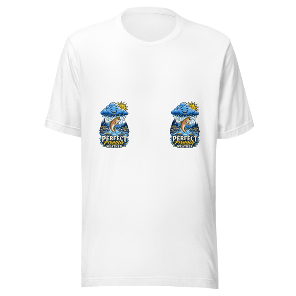 Perfect Fishing Weather Unisex T-Shirt product mockup 5