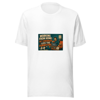 Remote Work Unisex T-Shirt product mockup 5