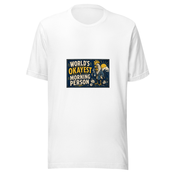 Rooster Sunrise Unisex T-Shirt product mockup 5