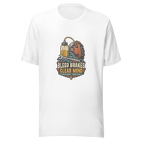Bleed Brakes Clear Mind Unisex T-Shirt product mockup 5