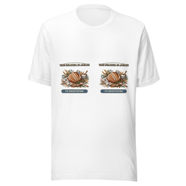 The Starter Is Awake Sourdough Unisex T-Shirt product mockup 5