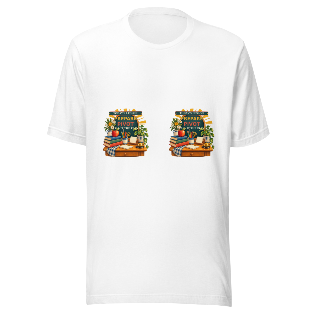 Today's Lesson Teacher Unisex T-Shirt product mockup 5
