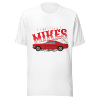 Smoking Hot Rod 1965 Mustang Fastback Unisex T-Shirt product mockup 5
