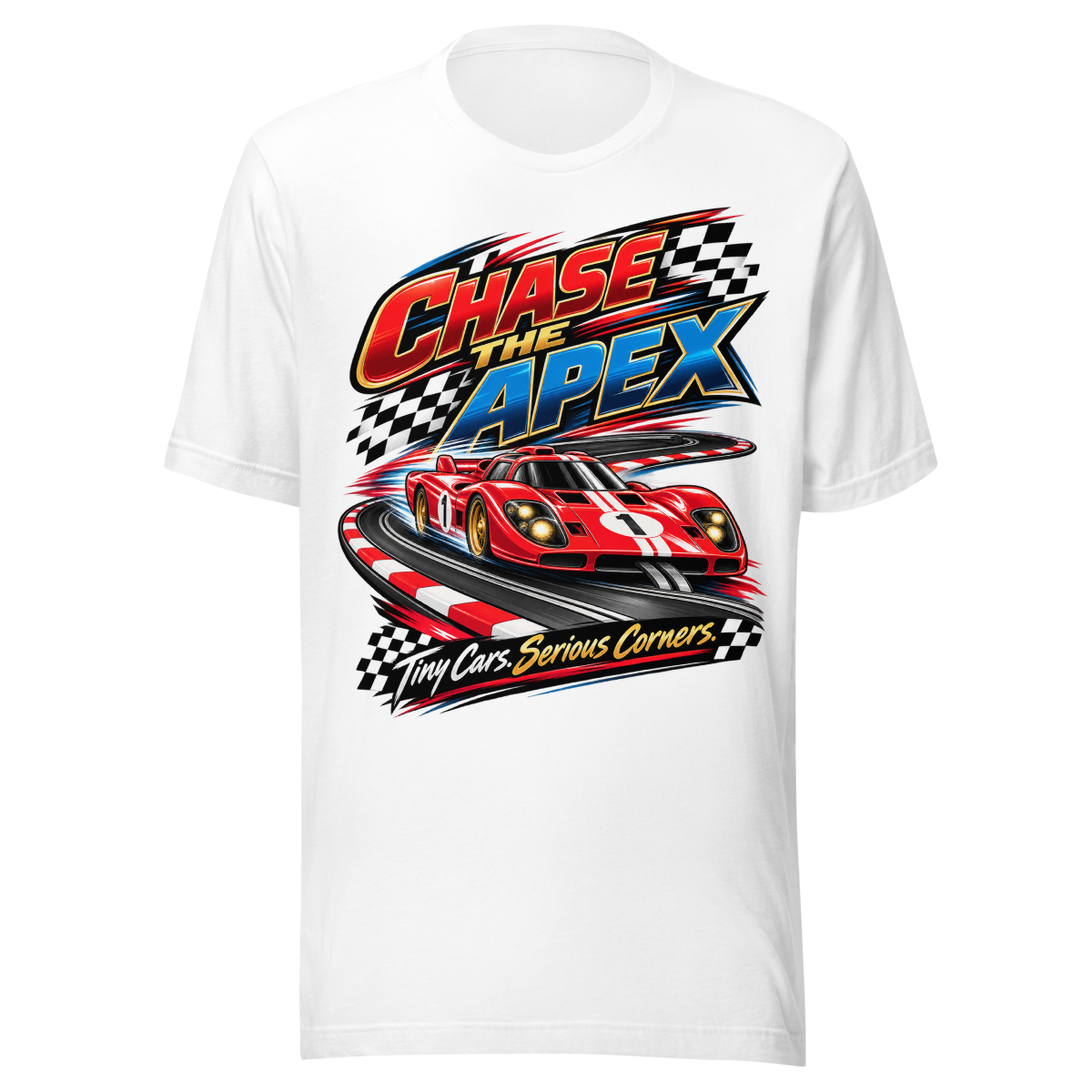 Chase the Apex Unisex T-Shirt product mockup 5