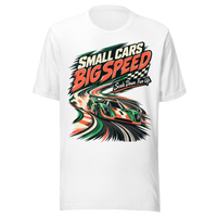Small Cars Big Speed Unisex T-Shirt product mockup 5
