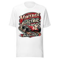 Vintage Electric Unisex T-Shirt product mockup 5