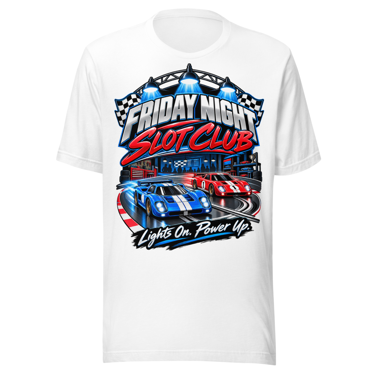 Friday Night Slot Club Unisex T-Shirt product mockup 5
