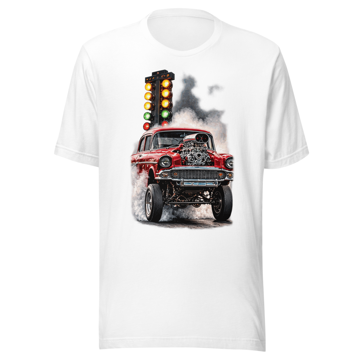 Red Gasser Launch Unisex T-Shirt product mockup 5