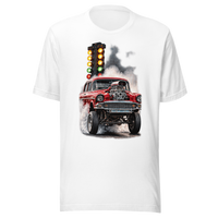 Red Gasser Launch Unisex T-Shirt product mockup 5