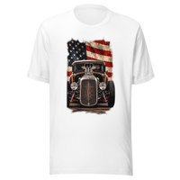 American Steel Blown Roadster Unisex T-Shirt product mockup 5