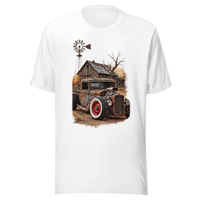 Rust and Thunder Rat Rod Pickup Unisex T-Shirt product mockup 5