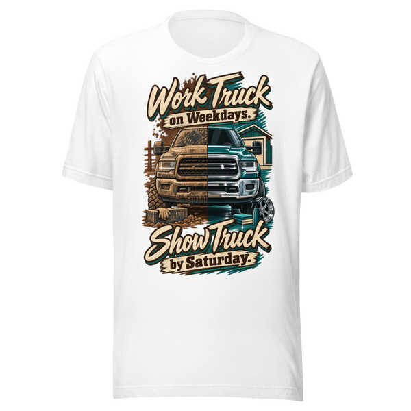 Work Truck Show Unisex T-Shirt product mockup